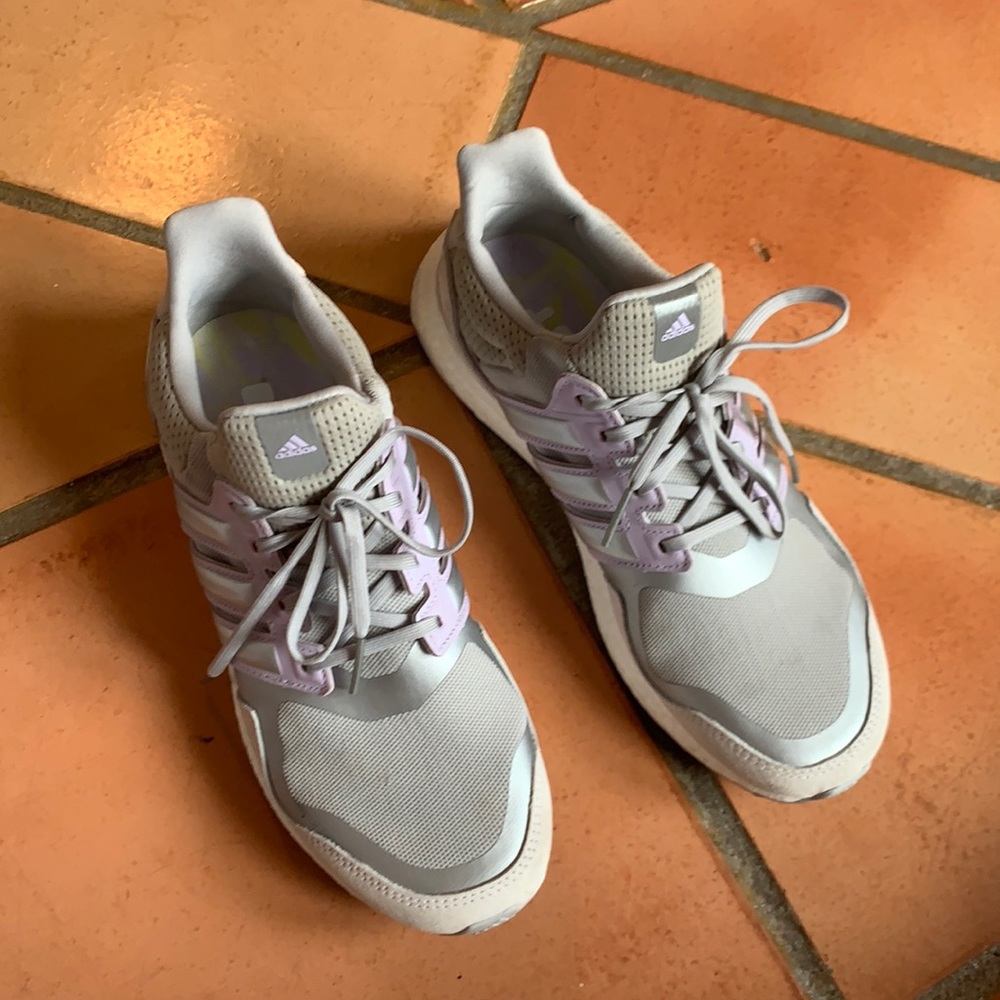 ADIDAS Ultra Boost, Women’s size 91/2 Silver/Lavender